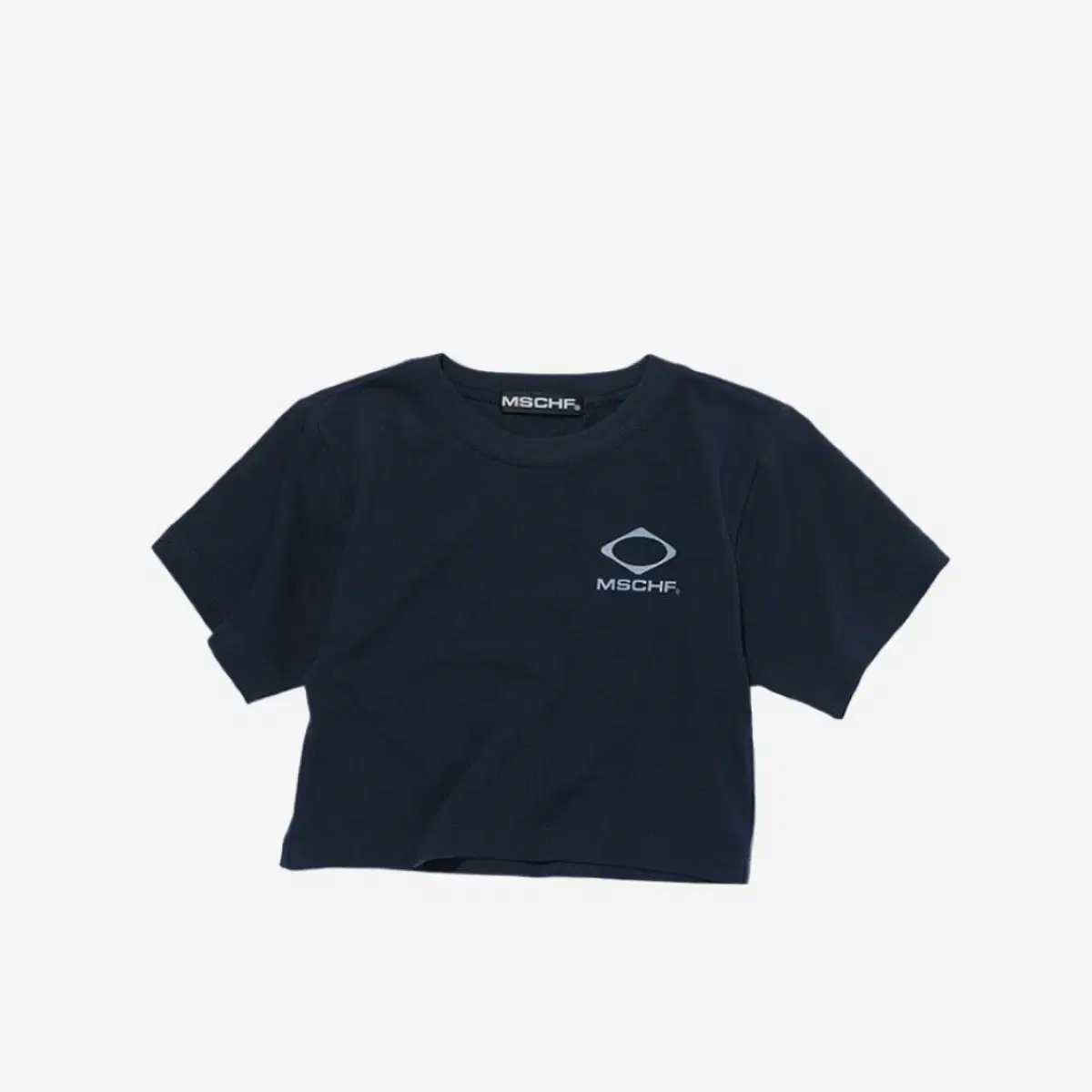 (W) Mischief Cropped T Shirt Dark Navy